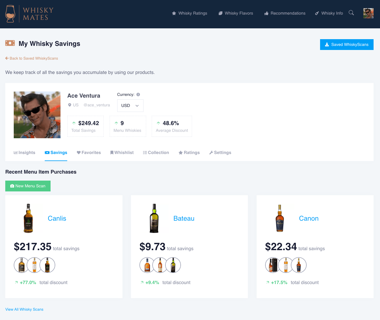Whisky Savings Tracker